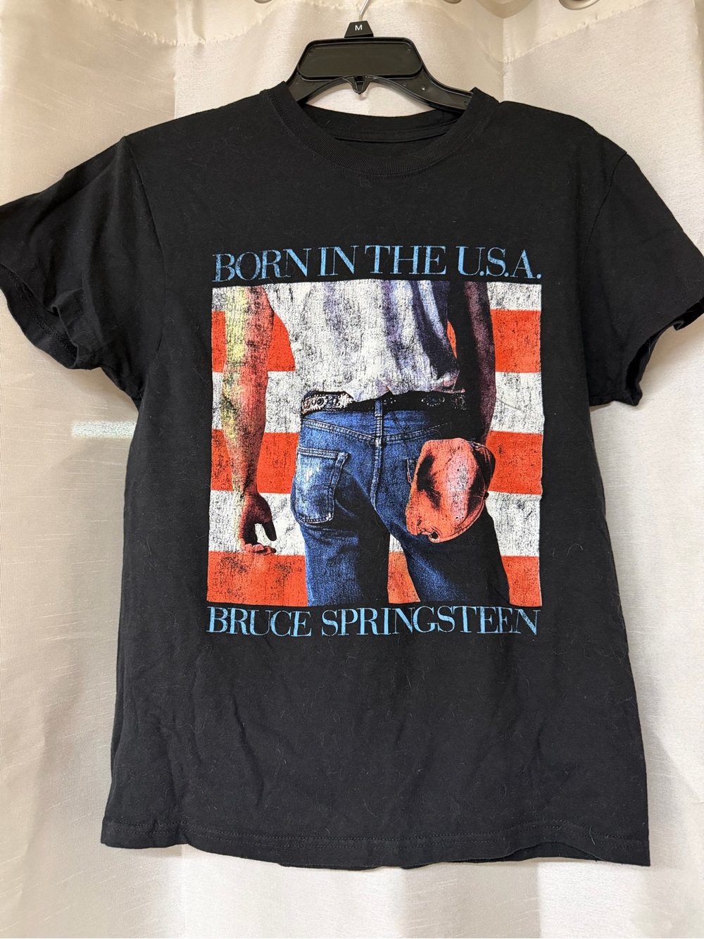 Bruce Springsteen Born in the U.S.A. Graphic Tee - Black